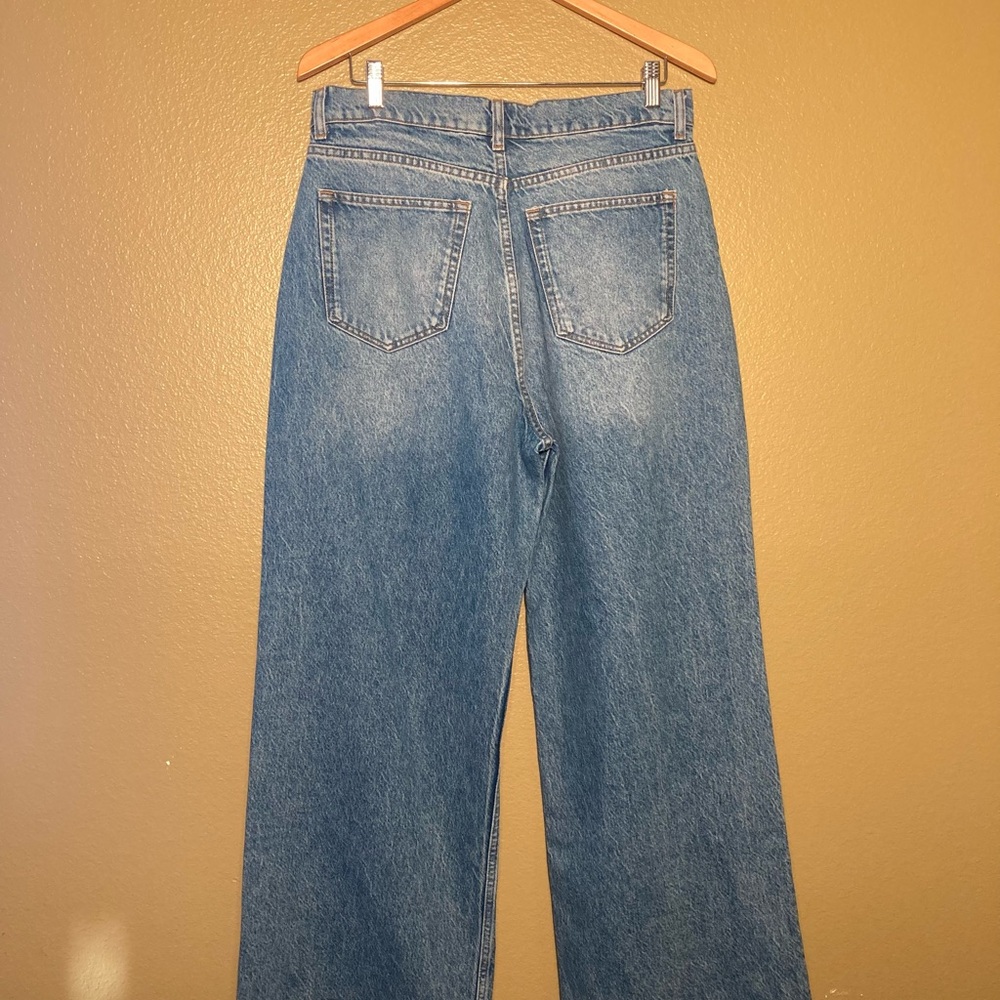 Reformation Carry High Rise Slouchy Wide Leg 30x33 Colorado Blue Jeans - Picture 5 of 8